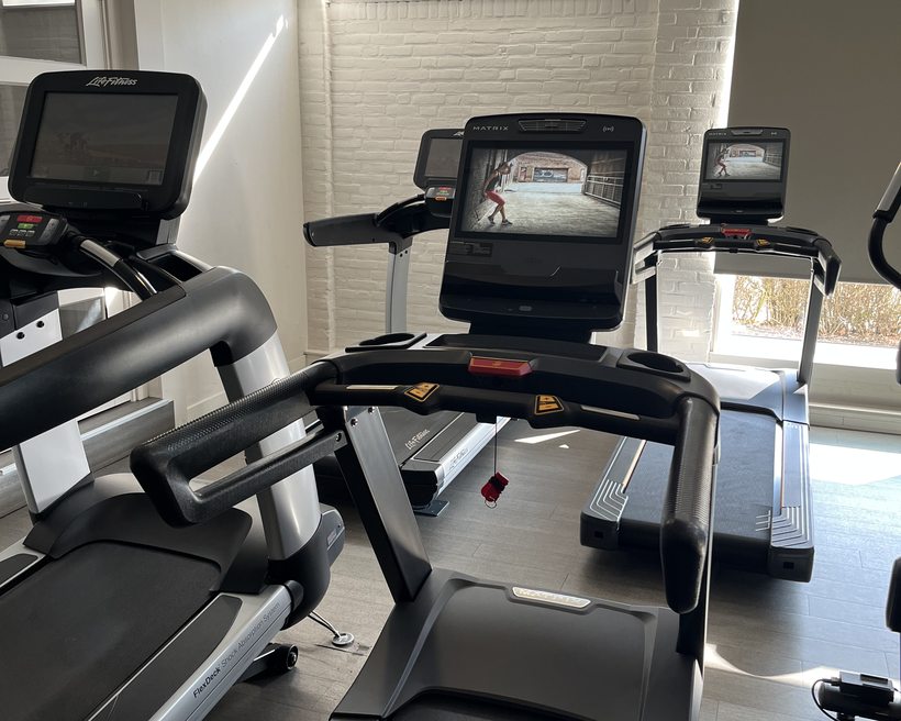De fitnessvloer van BeFit Bunde