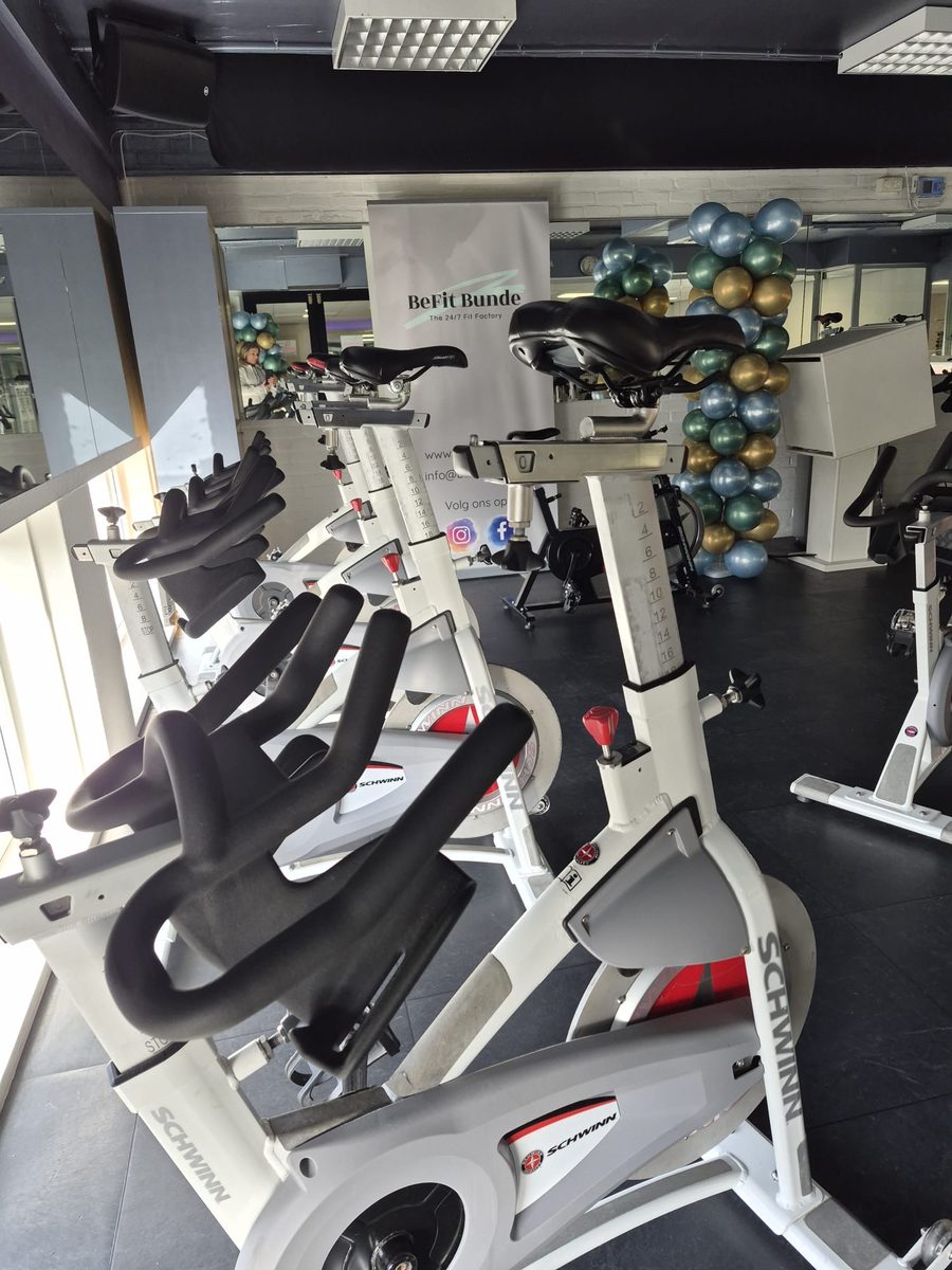 Schwinn spinningfietsen bij BeFit Bunde