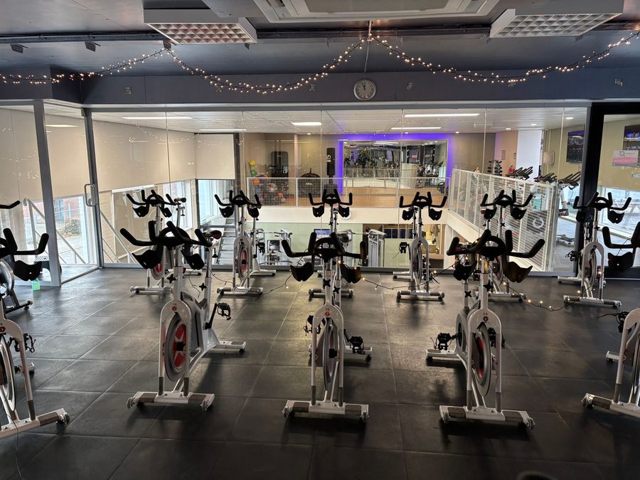 Spinningzaal van BeFit Bunde